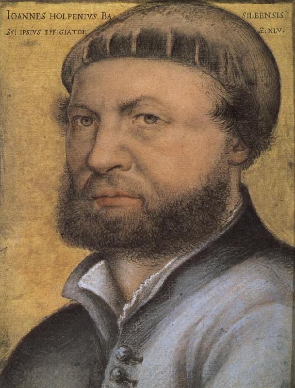 Hans holbein the younger Self-Portrait Spain oil painting art